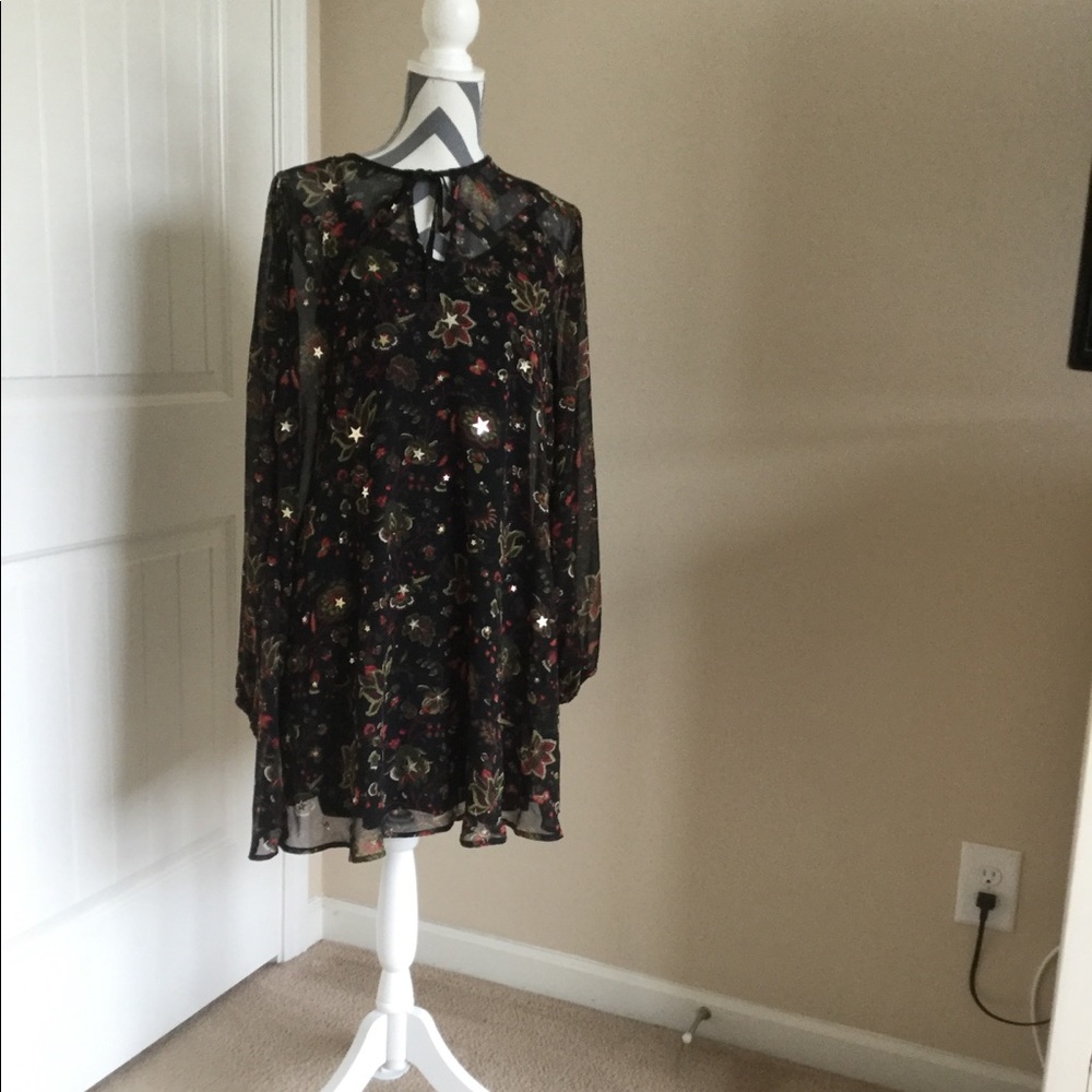 Beautiful transparent Dress with Embellishments!